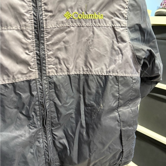 Columbia Kids' Gray Reversible Fleece Lined Jacket - Picture 3 of 8